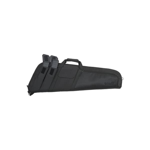 Tactical Rifle Case Wedge Lockable Foam Padding 36" Black Bed Bath